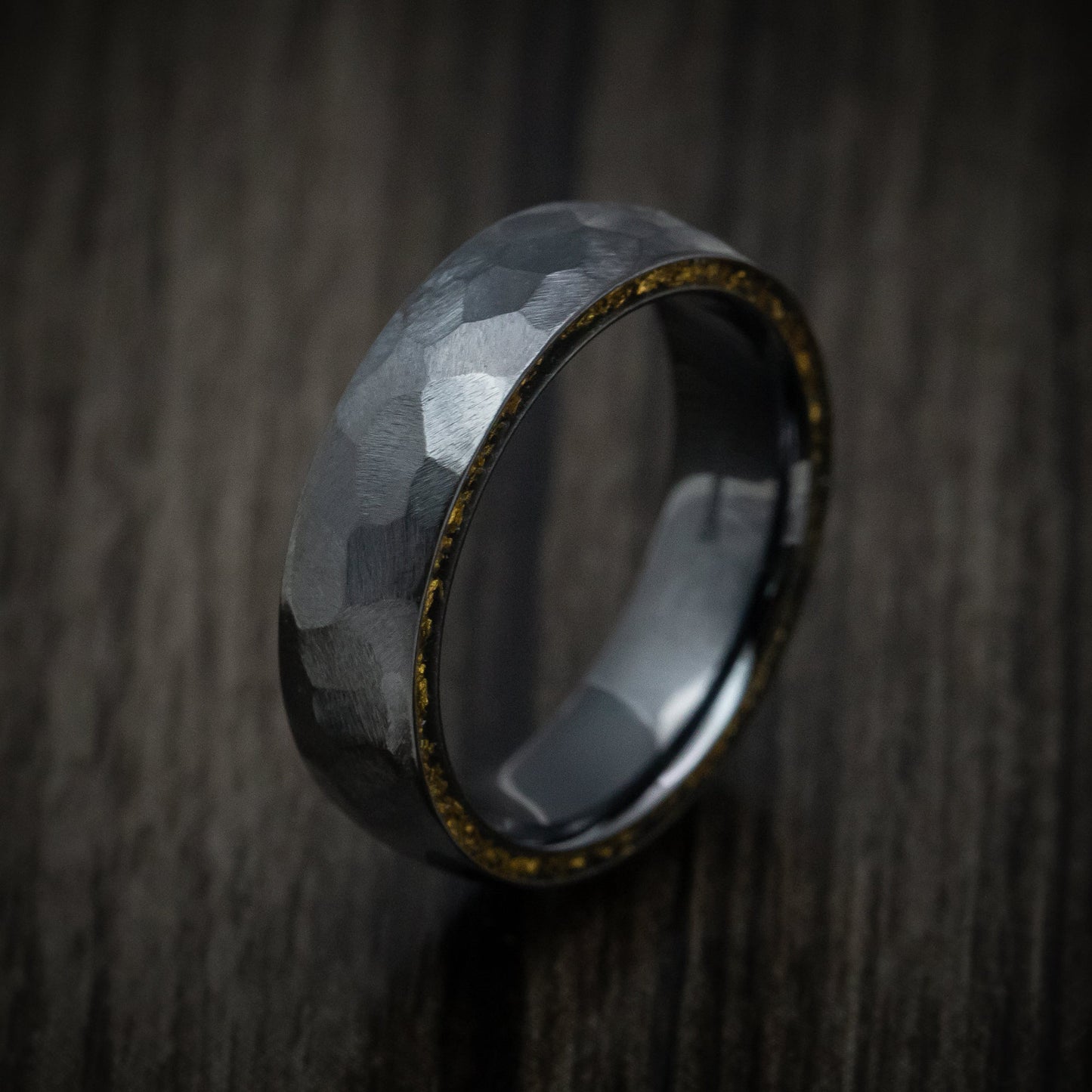 Black Zirconium Men's Ring