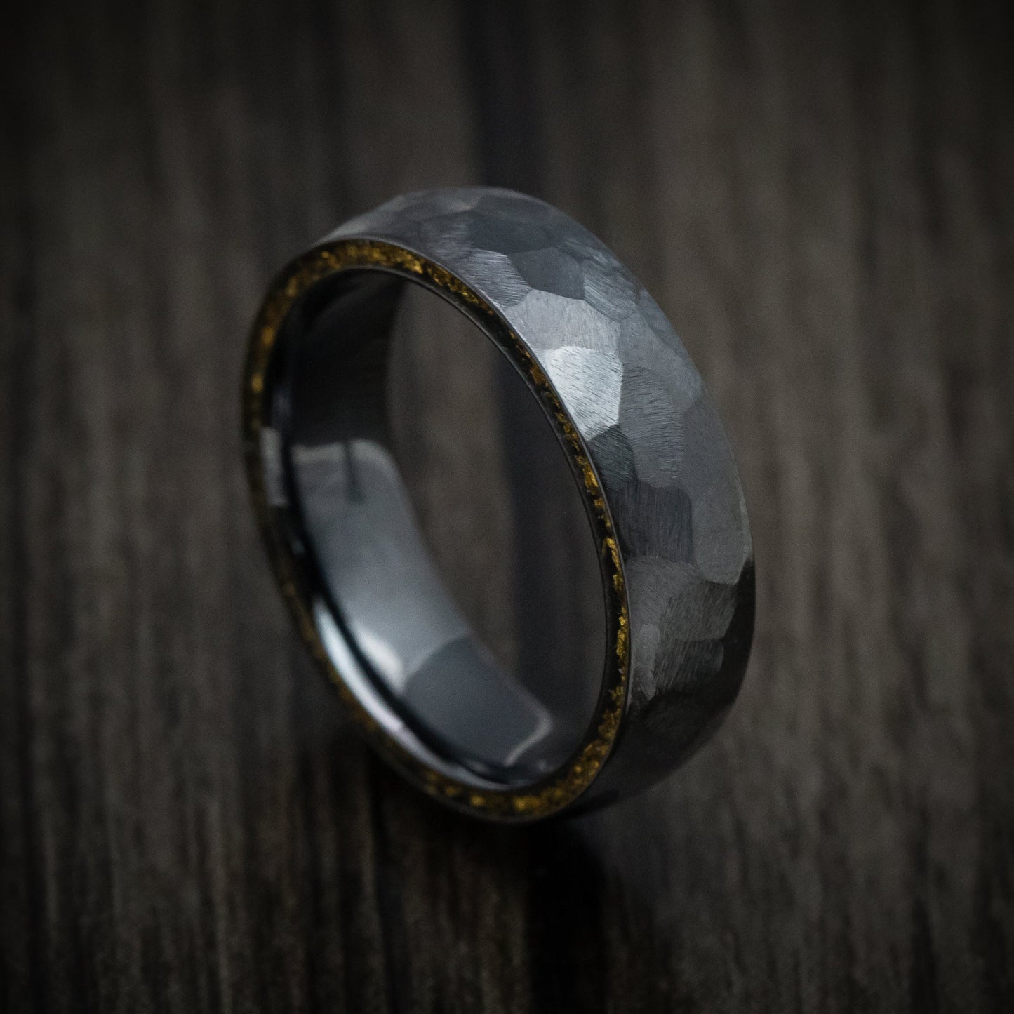 Black Zirconium Men's Ring