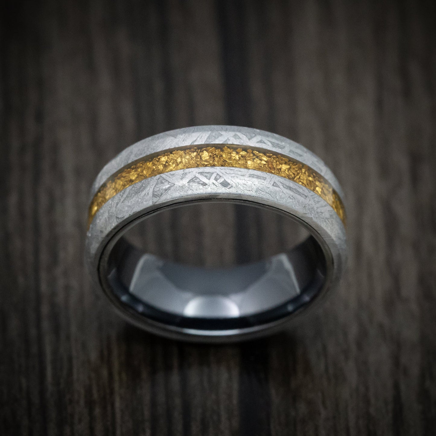 Gibeon Meteorite Black Zirconium