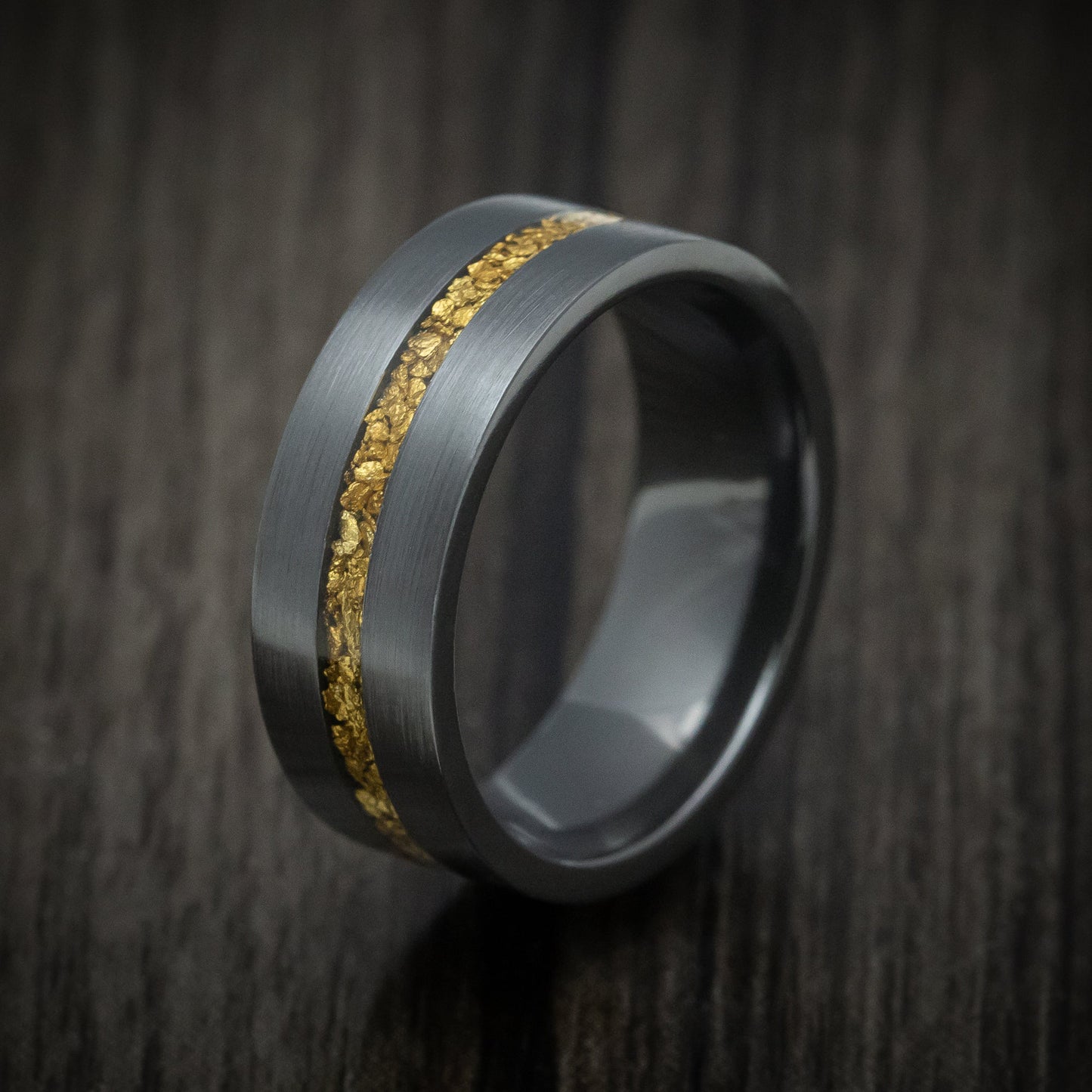 Black Titanium Men's Ring
